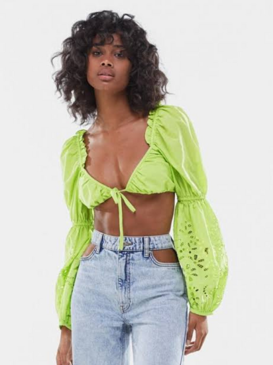 Tie Crop Top - Bershka