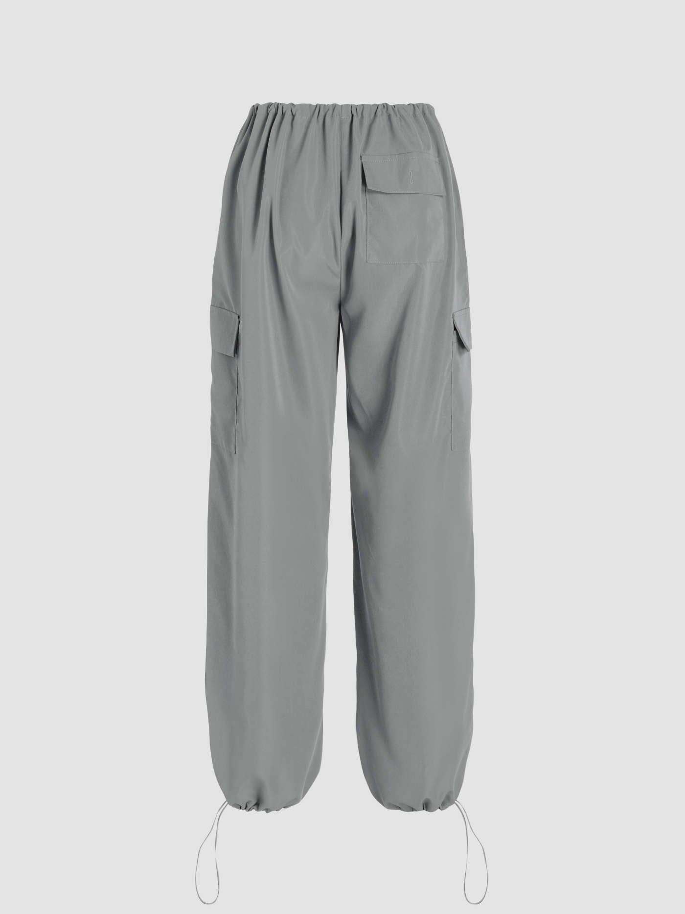 Low rise parachute cargo pants - Cider