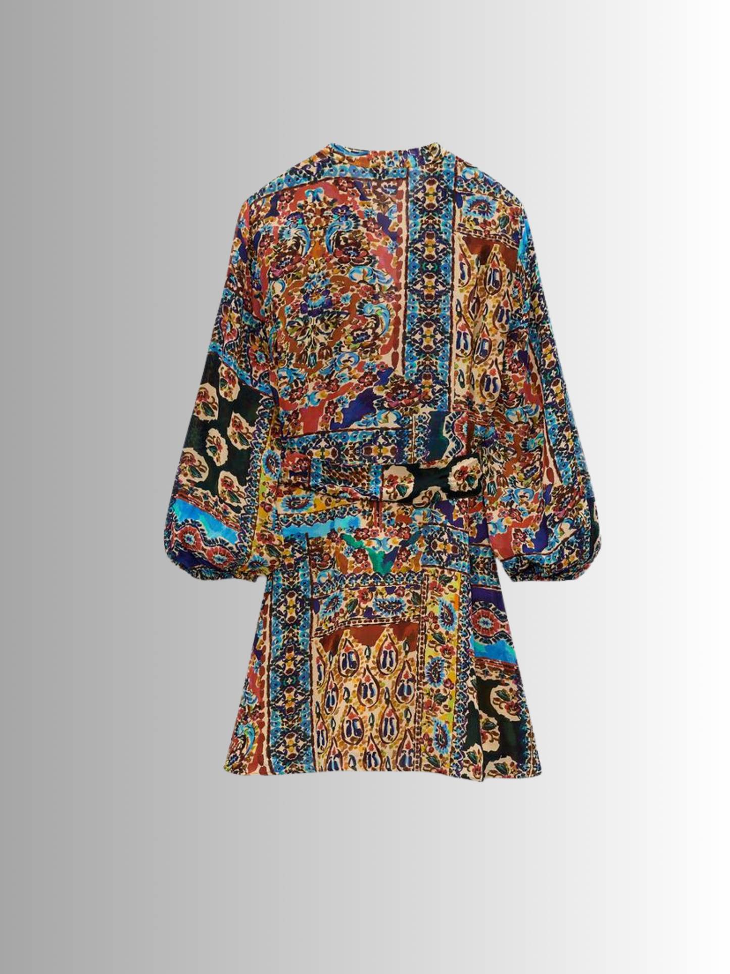 Printed Moroccan Dress - Zara