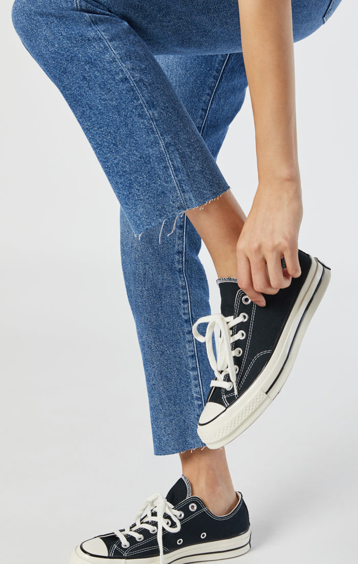 Viola Cropped Straight Leg Jeans - Mavi