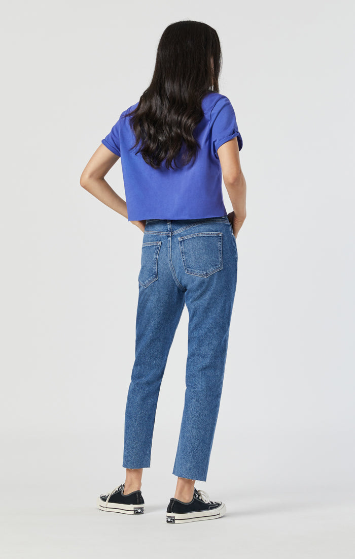 Viola Cropped Straight Leg Jeans - Mavi