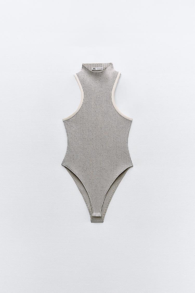 Ribbed Bodysuit - Zara