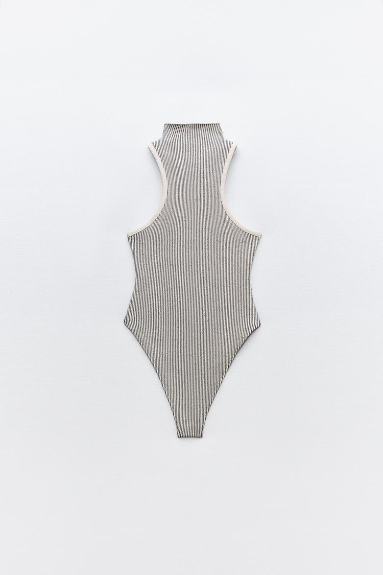 Ribbed Bodysuit - Zara