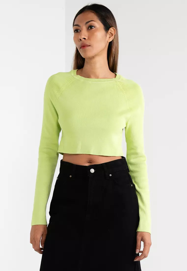 Knitted Crop Top - Pull & Bear