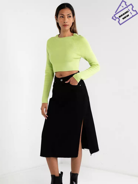 Knitted Crop Top - Pull & Bear