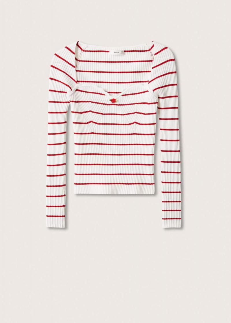 Red Stripe Top - Mango