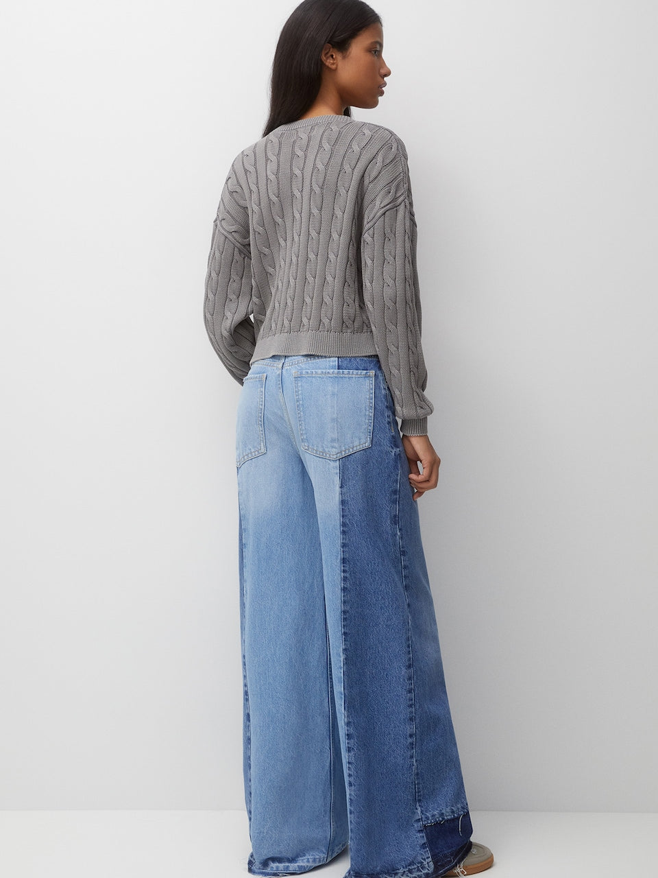 Cable Knit Sweater - Pull & Bear