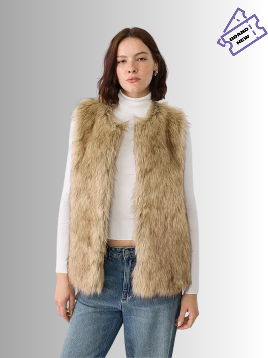 Fur Vest - Bershka