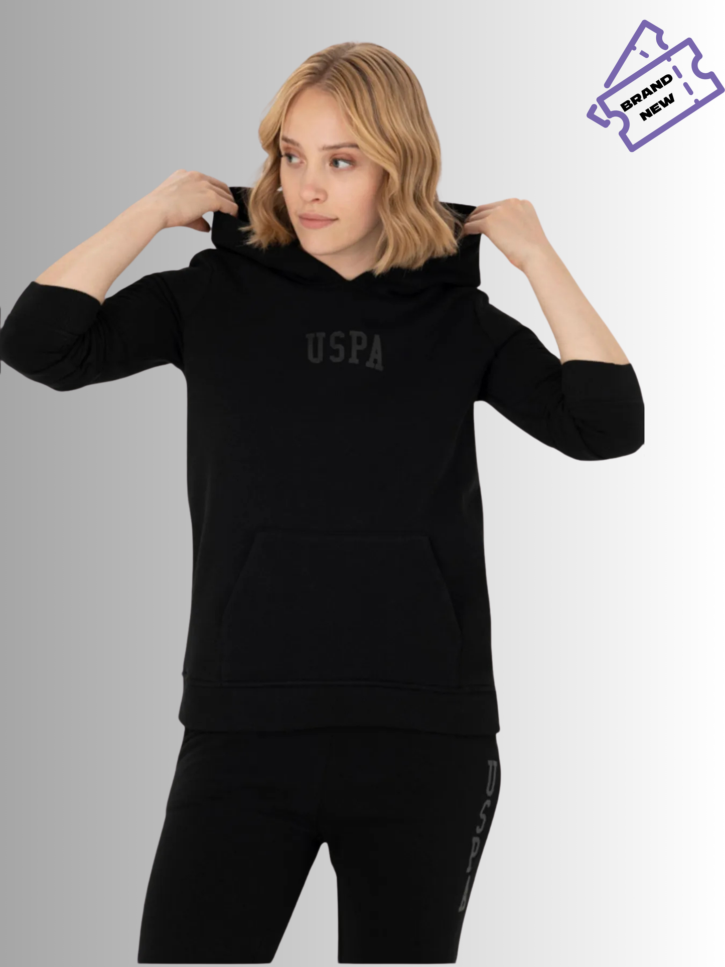 Black USPA Hoodie