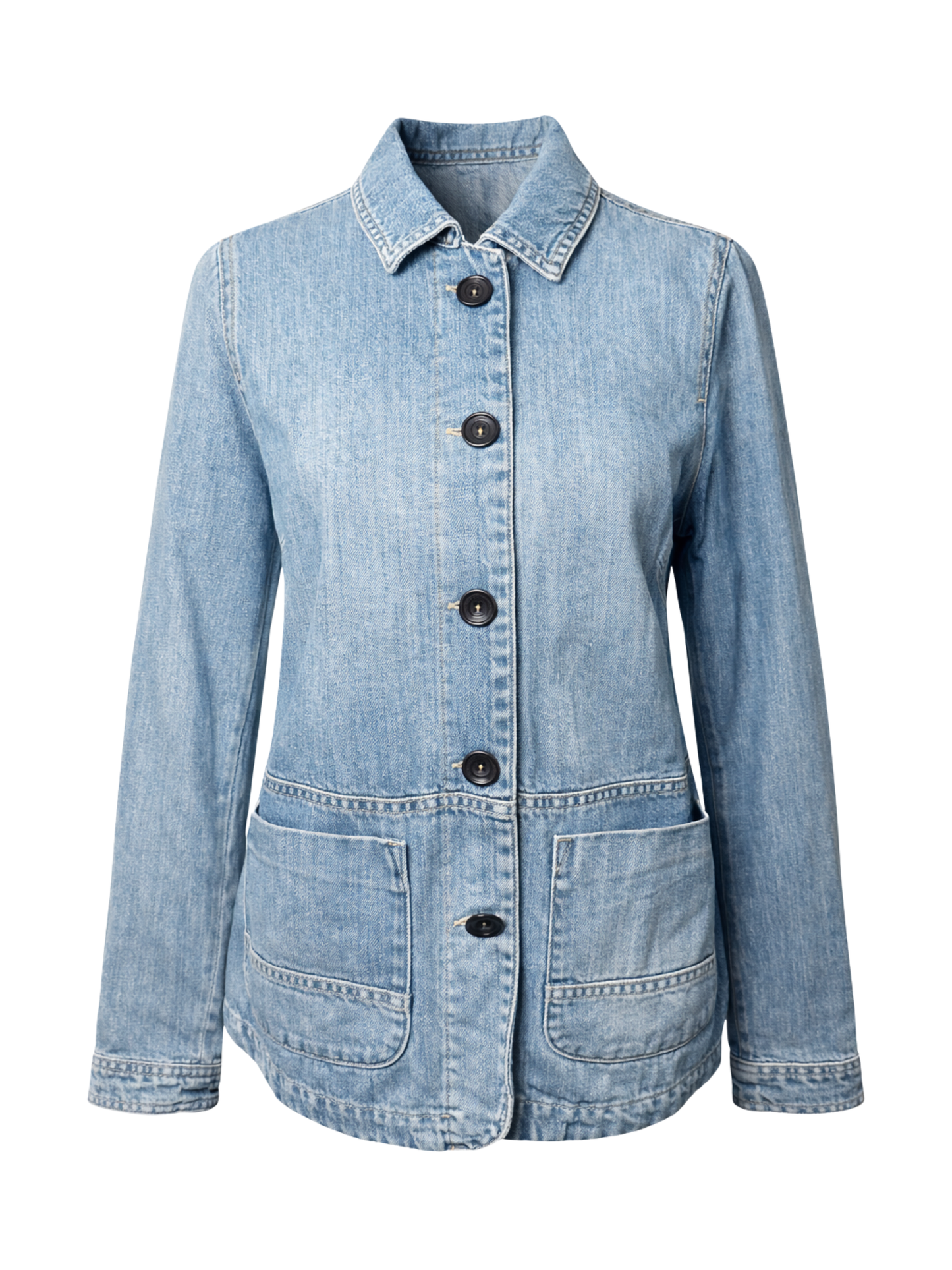 Regular Fit Patch Pocket Denim (Small)
