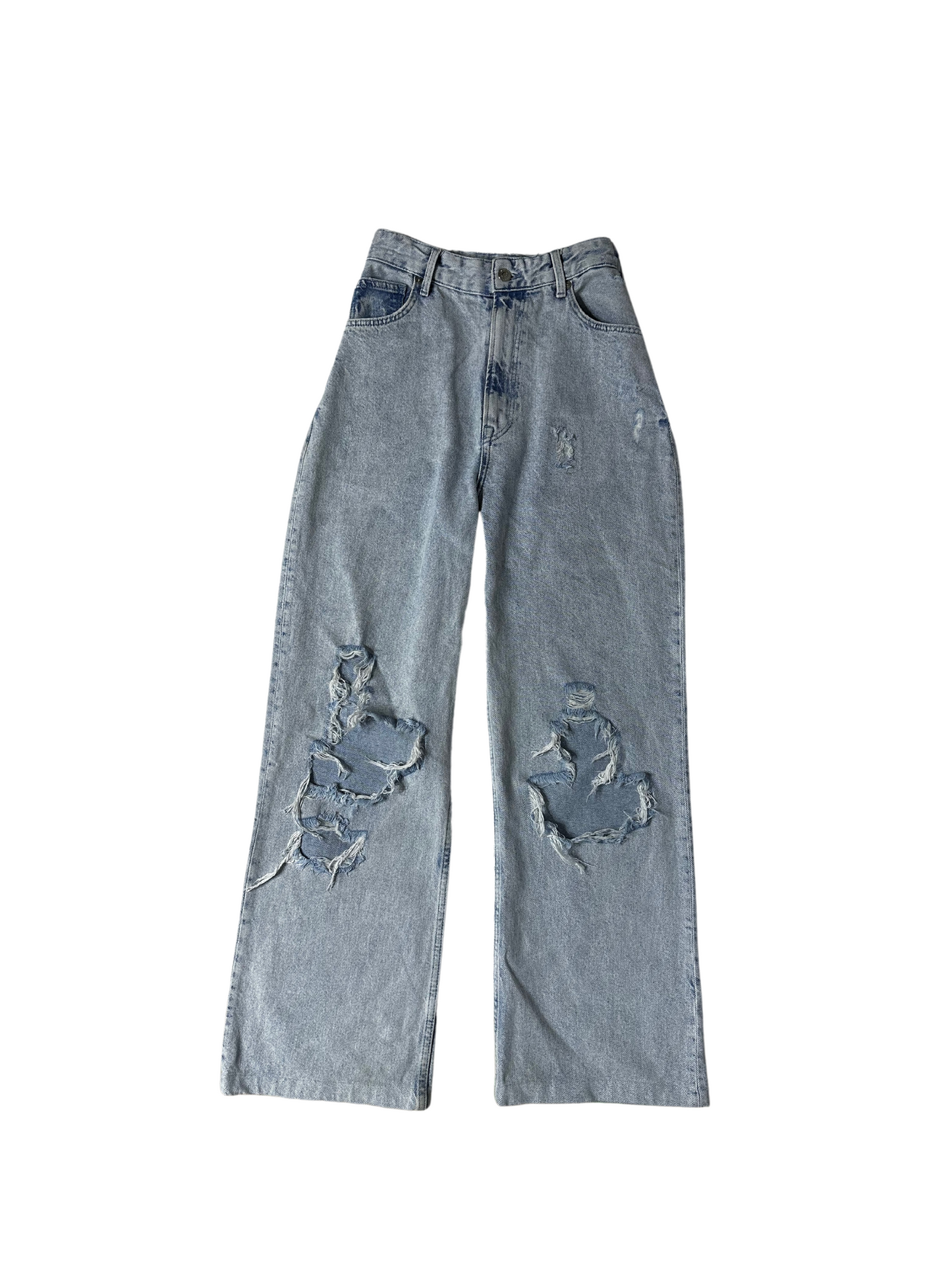 Ripped Jeans High Waist - Bershka