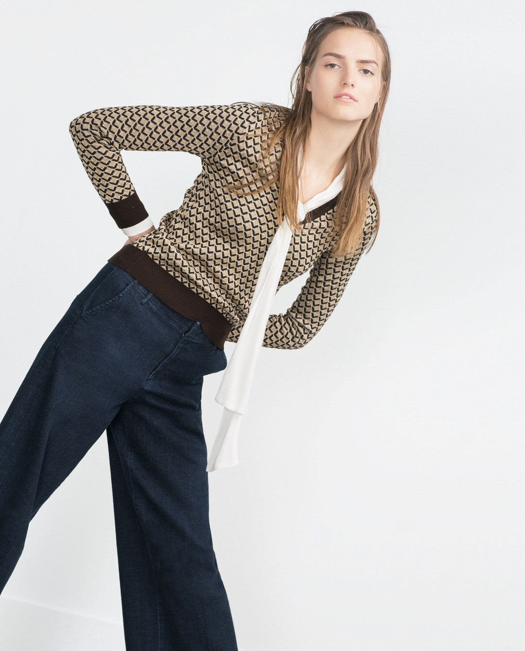 Jacquard Sweater - Zara