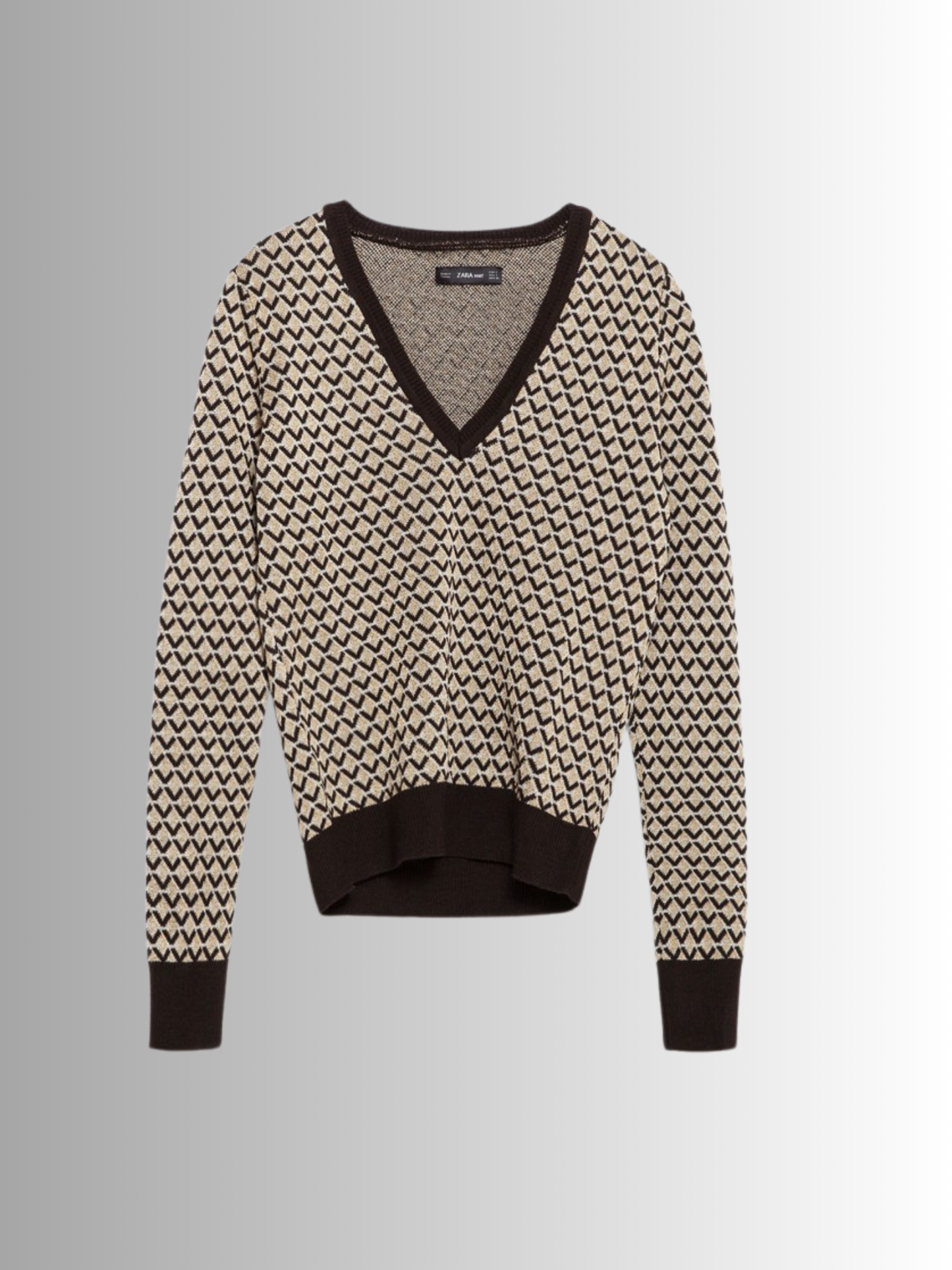 Jacquard Sweater - Zara