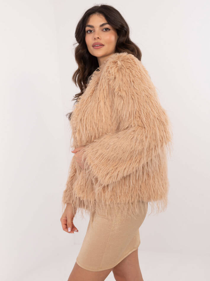 Long Sleeve Fur Coat