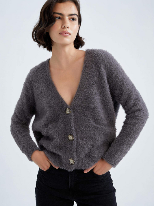 V Neck Cardigan - Zara