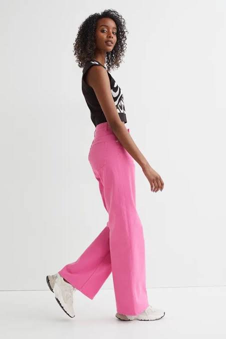 Pink Flare Jeans - H&M